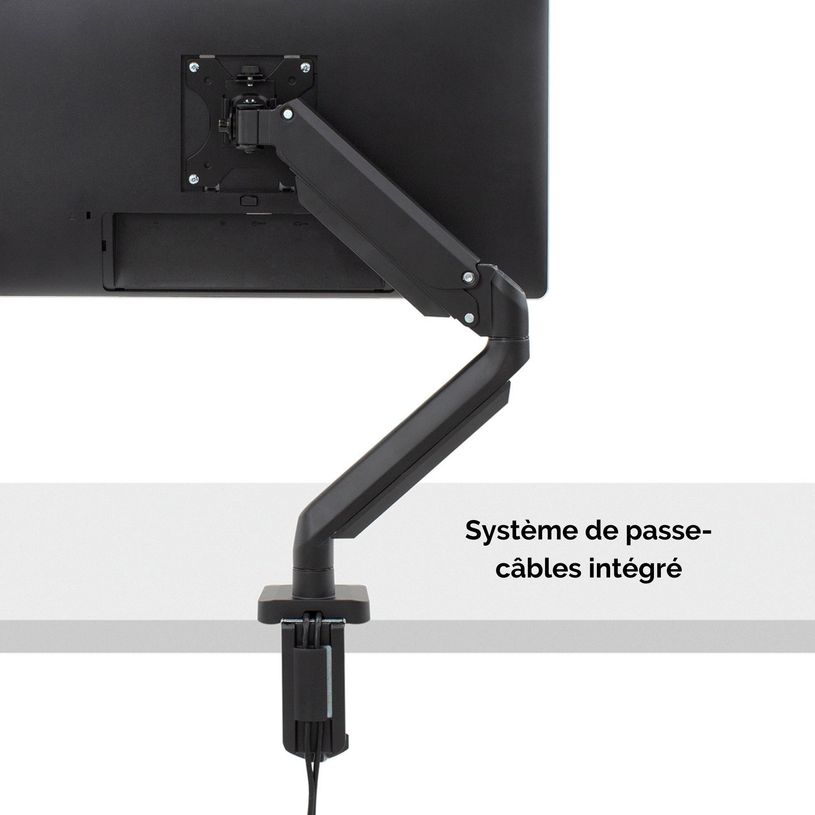 0043859727964-Fellowes Platinum series - Bras porte écran simple jusqu'à 30'' - fixation rapide sur bureau -P_79431496_3-2