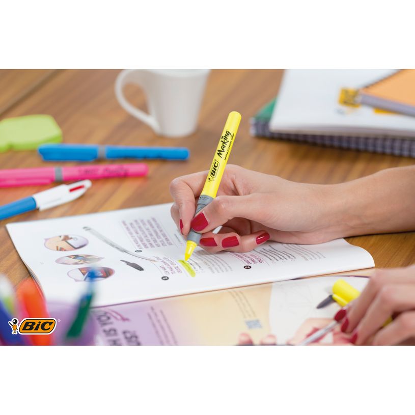 3086123331655-BIC Highlighter - Pack de 5 surligneurs - couleurs assorties-P_79431826_9-3