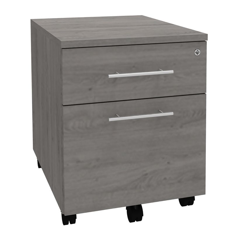 3253310161375-Caisson mobile IDRA/DUAL - L43 x H56 x P60 cm - 2 Tiroirs dont 1 dossier suspendu - Imitati-P_79432153_1-0