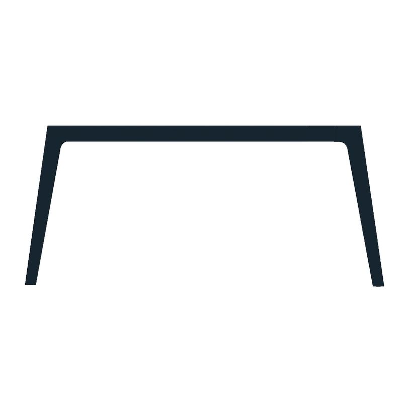 3253310162723-Bureau double STEELY - L140 cm - Double face Depart - Pieds carbone - plateau Blanc perle-P_79432553_2-1