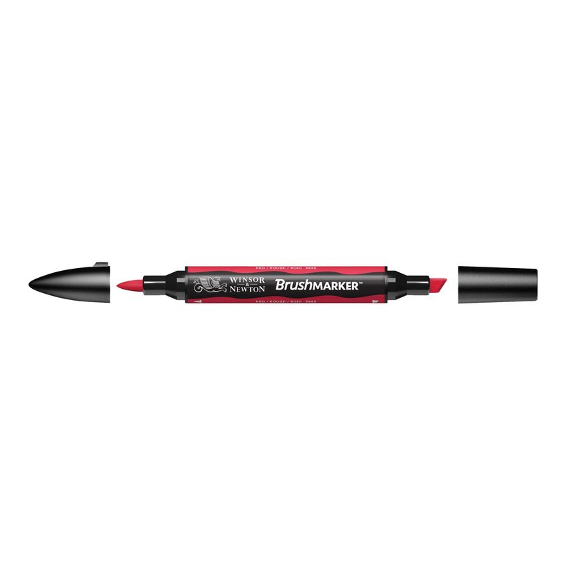 884955042946-BrushMarker - Stylo pinceau et marqueur - rouge-P_79432694_1-0