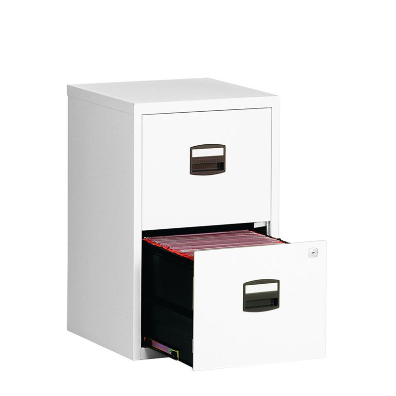 3700339882618-Classeur métallique monobloc - 2 tiroirs - H67 x L41 x P40 cm - blanc-P_79433704_1-0