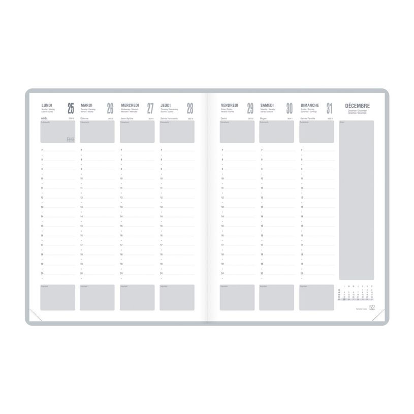 3147280102486-Agenda Lecas Classique Eco - 1 semaine sur 2 pages - 21 x 27 cm - noir-P_79435661_6-4