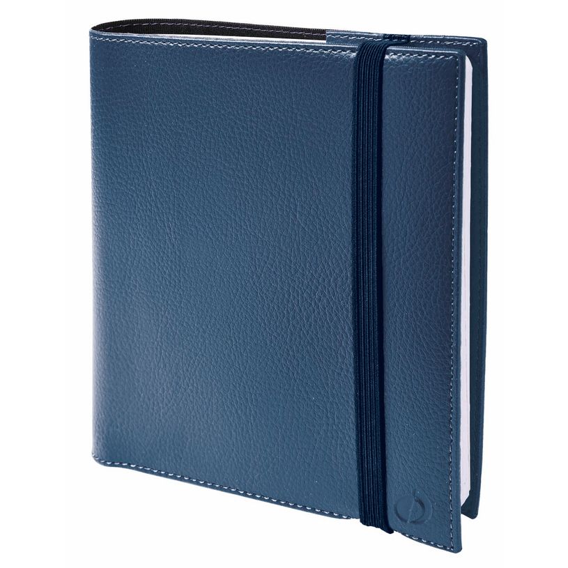 3371010426584-Agenda à élastique Time&Life Medium - 1 semaine sur 2 pages - 16 x 16 cm - bleu métal - -P_79436100_1-0