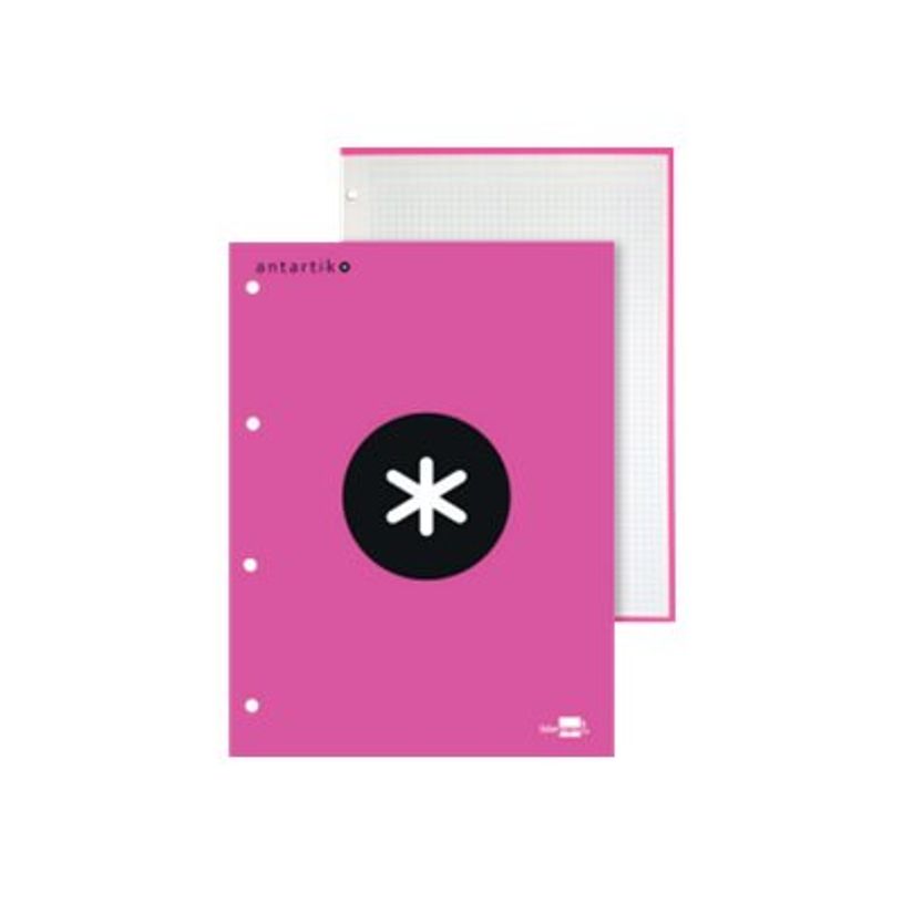8423473794207-Antartik - Bloc bleu de feuilles simples A4 - 100 pages - petits carreaux - perforées-P_79436743_1-0