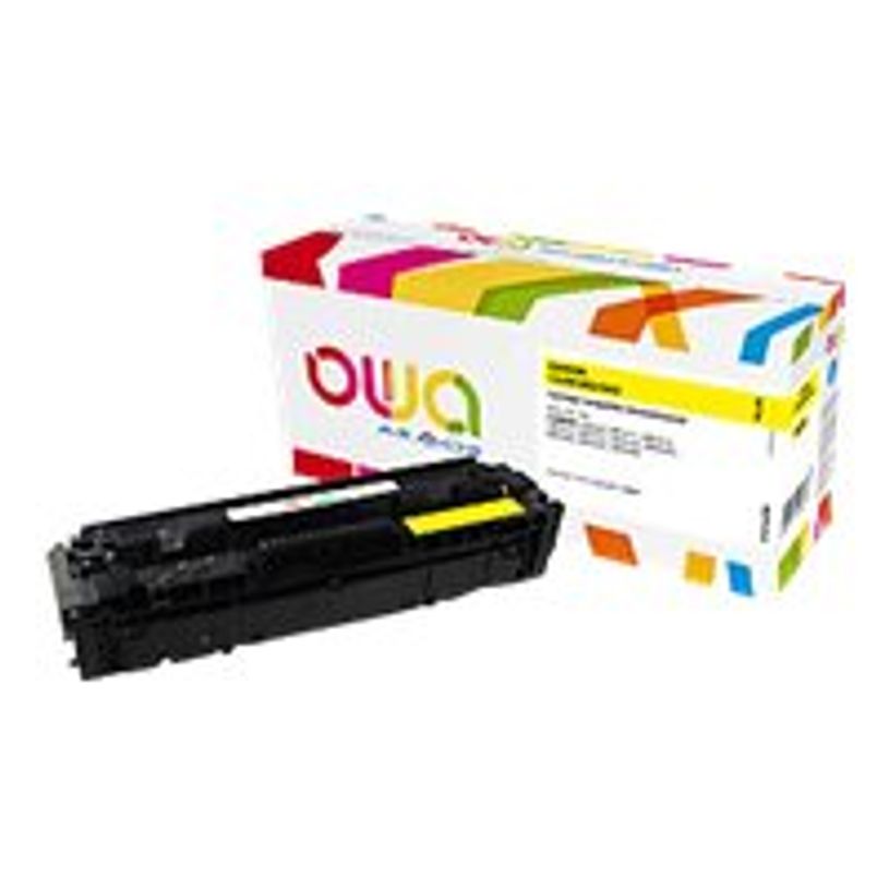 3112539740887-Cartouche laser compatible Canon 045 - jaune - Owa K18162OW-P_79437603_1-0