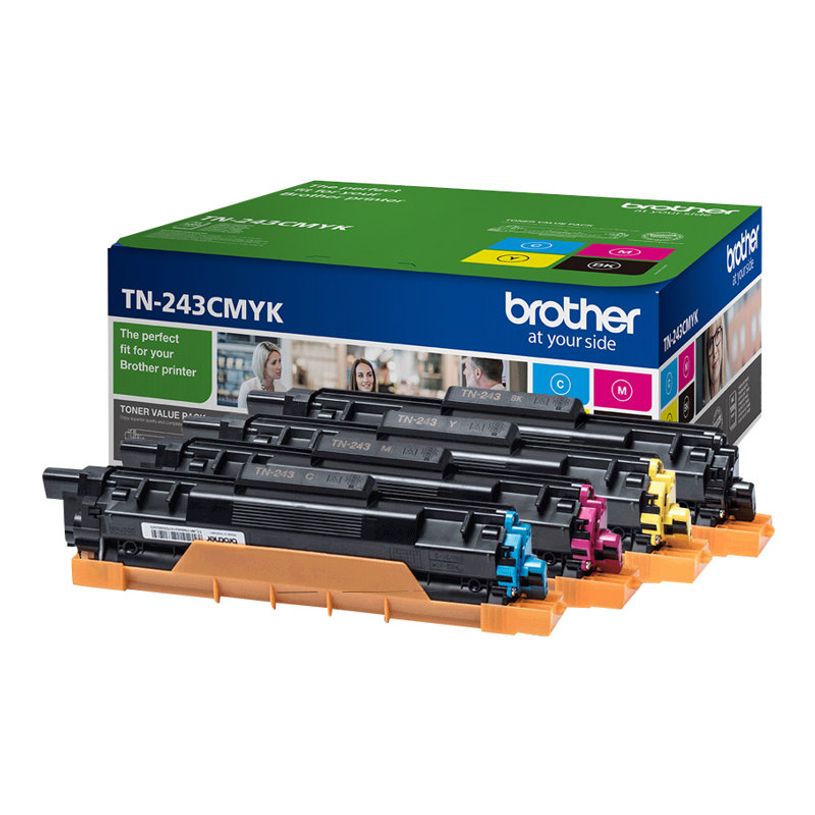 4977766787611-Brother TN243 - pack de 4 - noir, cyan, magenta, jaune - cartouche laser d'origine-P_79437844_5-4