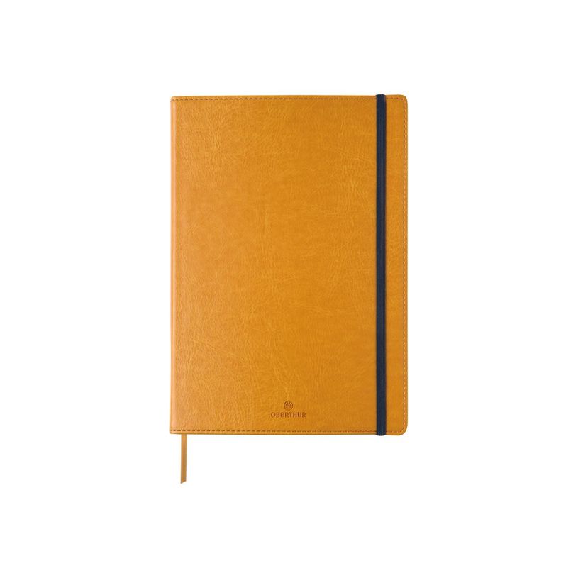 3108724521478-Oberthur Carmen - Carnet de notes souple A6 - uni - moutarde-P_79438944_1-0