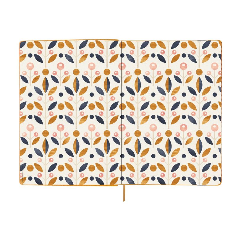 3108724521478-Oberthur Carmen - Carnet de notes souple A6 - uni - moutarde-P_79438944_2-1