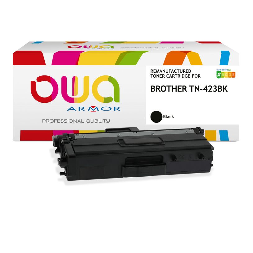 3112539748807-Cartouche laser compatible Brother TN423 - noir - Owa K18061OW--0