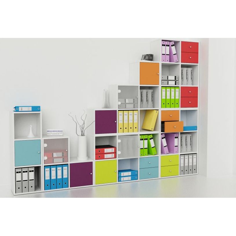 7331910004943-Bibliothèque modulaire MAXICOLOR - 3 cases - blanc-P_79441453_2-1