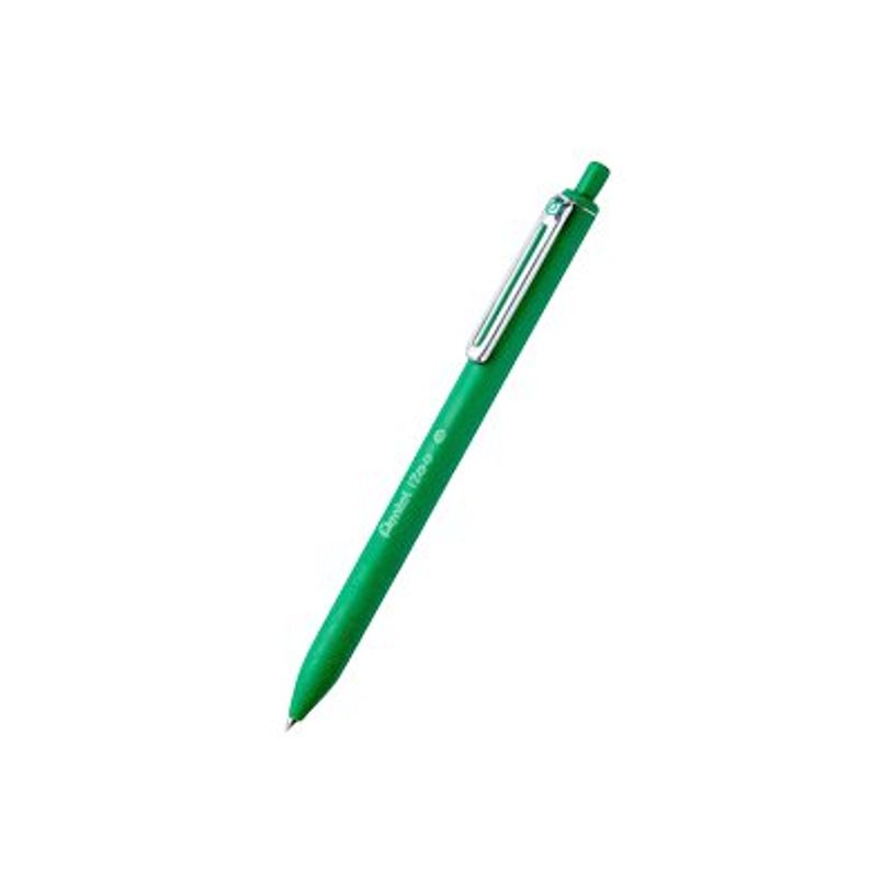 0884851041203-Pentel iZee - Stylo à bille rétractable - vert - 1 mm - pointe large-P_79442688_1-0