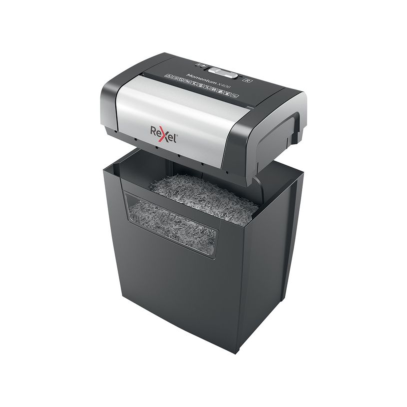 5028252523189-Rexel Momentum X406 - destructeur de documents coupe croisée - 6 feuilles - Corbeille 15 l-P_79443893_2-1