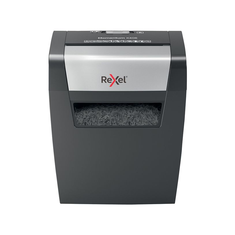 5028252523189-Rexel Momentum X406 - destructeur de documents coupe croisée - 6 feuilles - Corbeille 15 l-P_79443893_3-2
