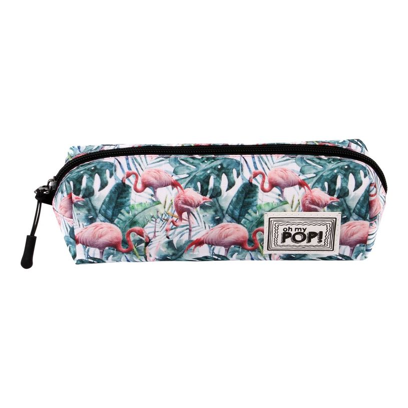 8435376392510-Oh My Pop! Flamenco Tropical - Trousse carrée 1 compartiment-P_79444590_1-0