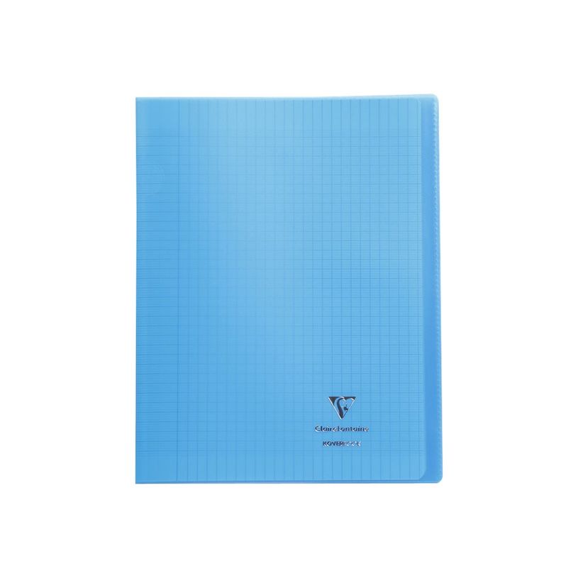 3037929864014-Clairefontaine Koverbook - Cahier polypro 24 x 32 cm - 140 pages - grands carreaux (Seyes) - disponib-P_79445359_2-1