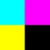 Noir/cyan/magenta/jaune